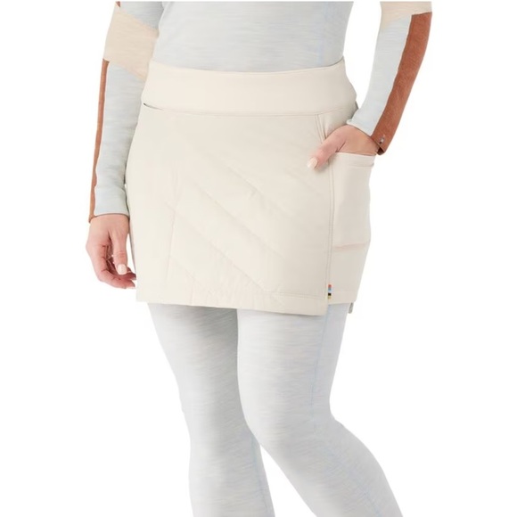 SMARTWOOL NWT Woman’s SMARTLOFT Winter skirt in Almond Sz L - Picture 1 of 5